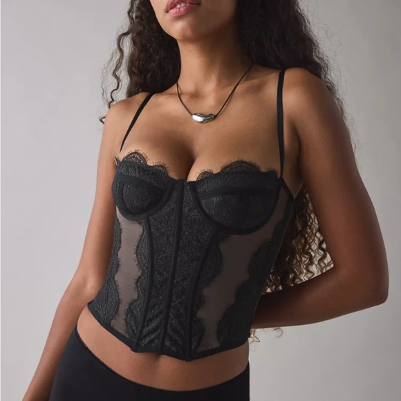 Urban Outfitters Modern Love- Out from Under Corset Top - Picture 1 of 2